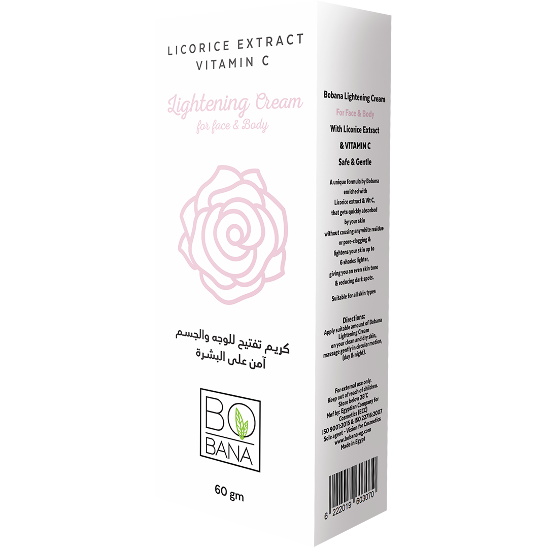 Bobana Skin Lightening Cream for Face Body Bobana eg