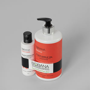 Bobana Shampoo Black Garlic 400 ML + Gift Conditioner Black Garlic Oil 100 ML
