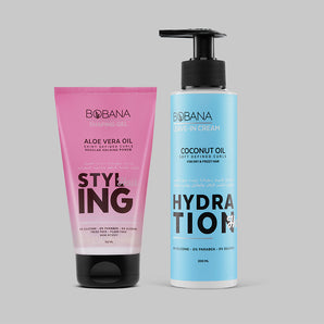 Bobana Moisturizing Curly Routine Bundle (Normal Hold)